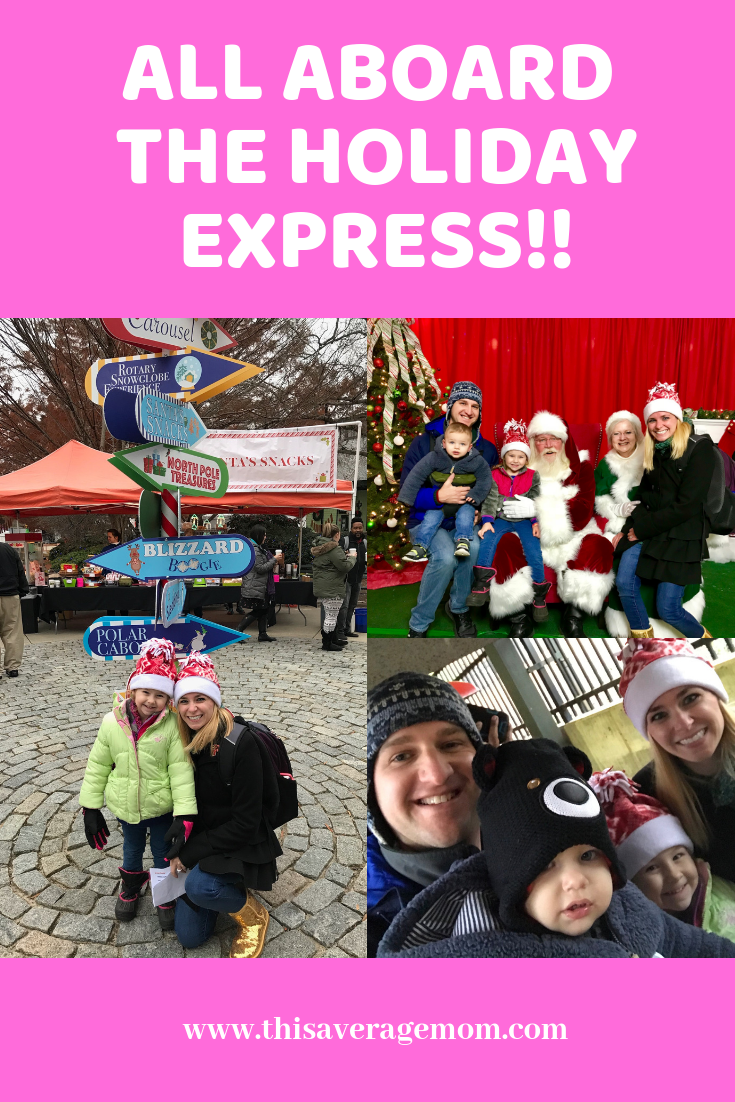 If you're in the Raleigh NC area and have young kids, you need to check out the Holiday Express! Head to this post for all the details!