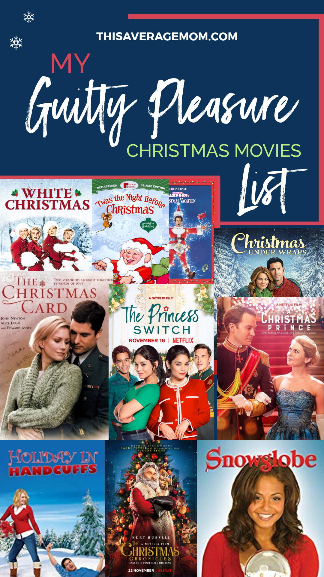  I’m talking about all the corny, amazing Christmas movies on the blog today! From Hallmark, to Netflix, to DVDs and On Demand, I’ve got you!! Grab your fuzzy slippers, cozy blanket, and hot cocoa because it’s time to snuggle up with a good holiday movie!! FA LA LA LA LA!