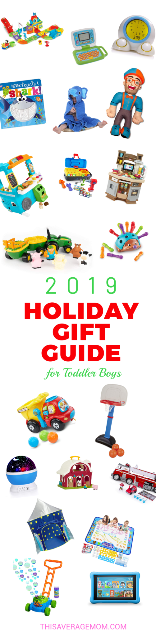 Need some gift ideas for toddler boys? I have you covered! Here’s 20 toys that boys 1-3 (and beyond!) will love this Christmas. #christmaslist #santa #holidays