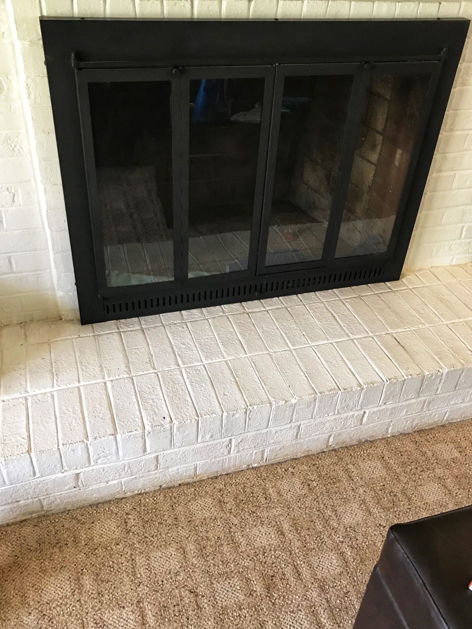Baby proofing exposed brick fireplace. Thinking of just a simple softwood  surround. Any advice or better ideas? : r/DIYUK