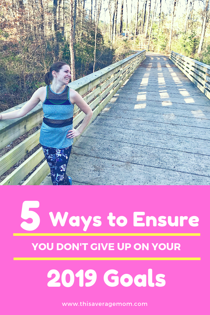 Need a few ideas on how to actually stick with your goals and resolutions?  Don't give up on your dreams and goals--head to this blog post for tips!