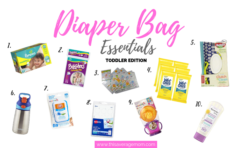 Diaper Bag Essentials: Toddler Edition - thisaveragemom