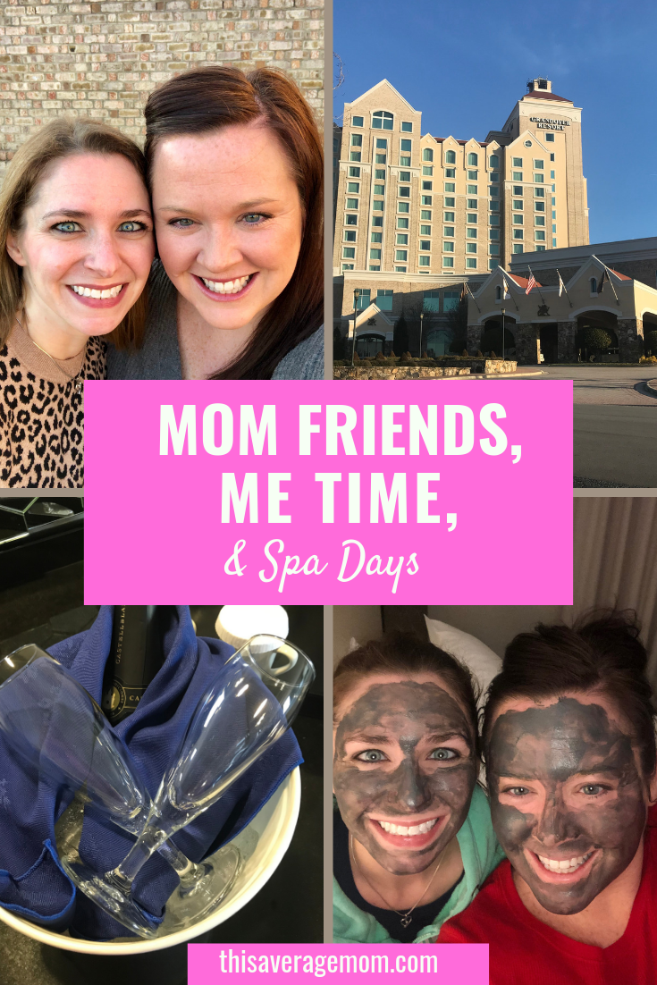 Every mom deserves a kid-free getaway once in a while. Mamas need time with friends, me time, and a good massage to relax and recharge. On the blog today, I'm recapping my BFF Spa Day and talking about the value of friendships and a night off from motherhood! #motherhood #momlife #momtruths #motherhood #mama #getaway #kidfree #massage #friendship #recharge #spaday #relaxation