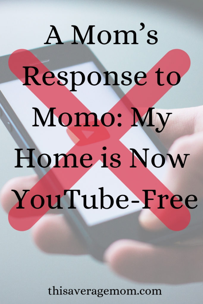 Momo and YouTube: By now you've heard about the Momo thing on YouTube. I've gotta be honest: my kids DO watch YouTube and Momo officially scared the crap out of me. Today on the blog, I'm sharing my response to Momo and why, as of this morning, my home is YouTube-free. #intentionalparenting #protectourkids #parenthood #youtube