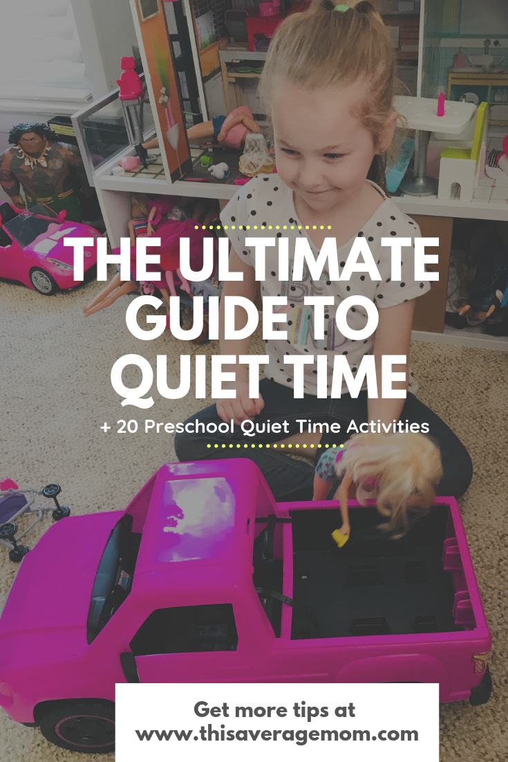 What do you do if your kids are too old for naps but still need rest? You do QUIET TIME!!! Quiet time is a much needed break for the whole house. In this blog post, I’m breaking down quiet time AND giving you 20 ideas for preschooler and kindergarten quiet time. 