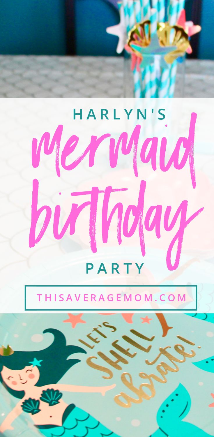 If you are like me, you don’t want to spend weeks or months planning a birthday party. But you still want a special and fun day for your birthday girl! We used Target’s party aisle to do a mermaid 5th birthday party, and our daughter loved it! #birthday #party #mermaid 