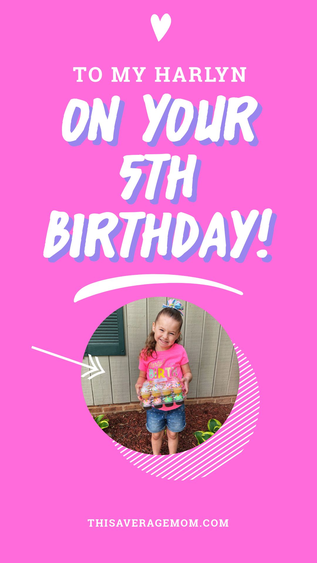  Happy 5th birthday to the girl who made me a mother