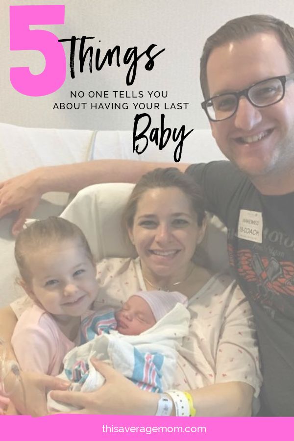 Having your last baby is a strange thing. For some, they knew when they were “done” and for others, not so much. Here’s five things no one tells you about having your last kid. #baby #parenthood #motherhood