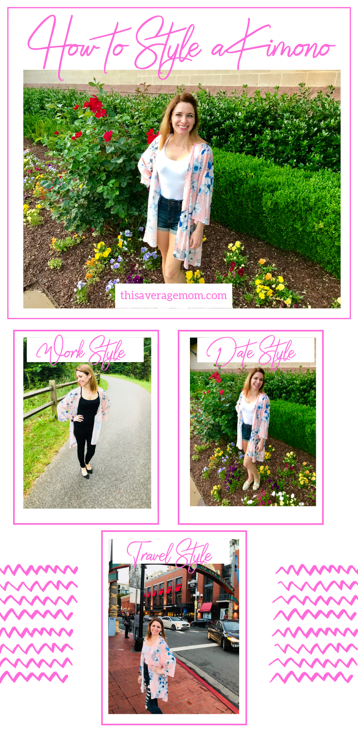 Not quite sure how or where to wear a kimono? Let me assure you--you can wear them almost anywhere and with anything! I’m showing you three ways you can wear kimonos! From business casual to date night to travel, kimonos are a great, affordable fashion choice.