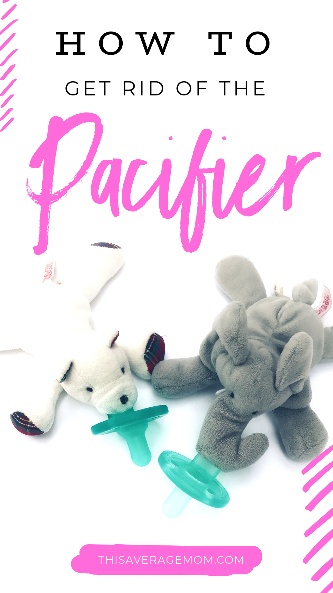 Wondering how to get rid of the pacifier? Is your child getting a little too old for a binky? Sharing my experience (x2) on kicking the paci habit and giving you my top tips! #pacifier #baby #toddler #motherhood