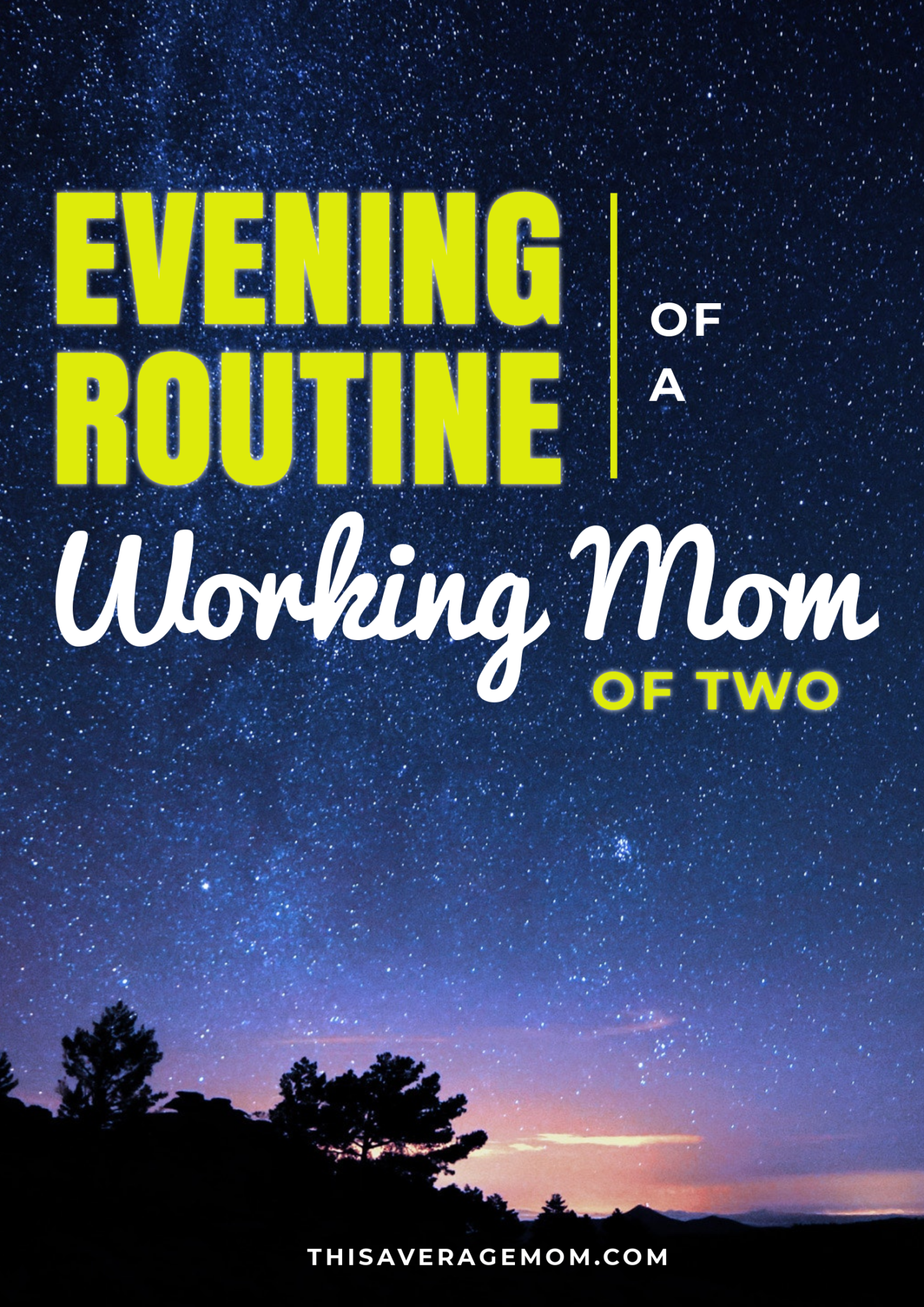 Being a working mom is not easy, and evenings can be a struggle. Between homework, dinner, baths and more, it can be hard to find the perfect evening routine. I’m sharing my routine with 2 kids and hoping it will help you see that we’re all just making it work. 