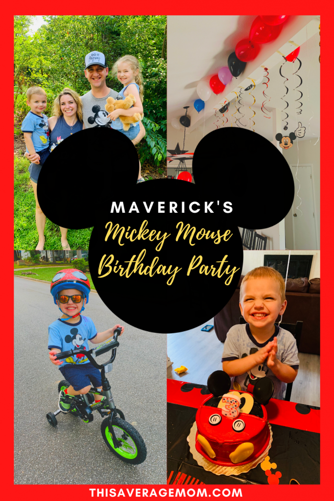  I’m a fan of easy, simple birthdays for kids. This year, Maverick requested a Mickey Mouse birthday cake. Just showing a bit of Mav’s Mickey party on the blo